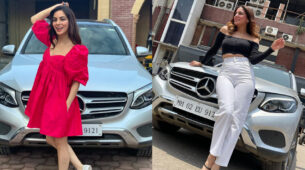 Shraddha Arya poses with a swanky new Mercedes, is it her new ride?