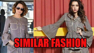 Shraddha Kapoor Or Kangana Ranaut: Who Made You Stop And Stare With Their Similar Fashion?