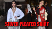 Slay Silver Pleated Skirts Like Sonam Kapoor & Jacqueline Fernandez