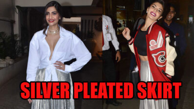 Slay Silver Pleated Skirts Like Sonam Kapoor & Jacqueline Fernandez