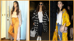Slay the kimono outfit style like Alia Bhatt, Deepika Padukone & Kriti Sanon