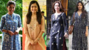 Slay the simple cotton kurta palazzo suit style like Sai Pallavi, Rashmika Mandanna, Tamannaah Bhatia & Malavika Mohanan to look like hot ‘desi girl’
