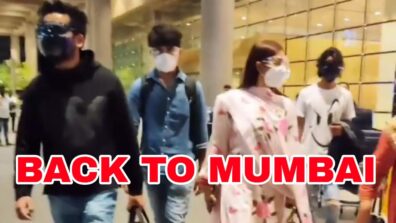 Spotted: Yami Gautam & Aditya Dhar return to Mumbai after Himachal wedding festivities, see video