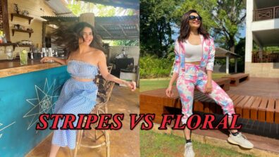 Stripes Vs Floral: Which Look Of Karishma Tanna Won Your Hearts?