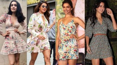 Style your printed midi outfit like Shraddha Kapoor, Priyanka Chopra, Deepika Padukone & Katrina Kaif to make a fashion statement