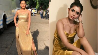 Surbhi Chandna Vs Sana Sayyad: Which Diva Looks Appealing In A Golden Dress?