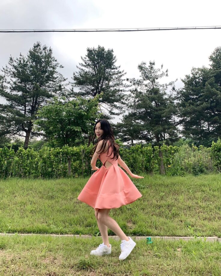 Taeyeon’s Peachy Baby Vibes In Peach Dress Is A Sight To Bhold - 0