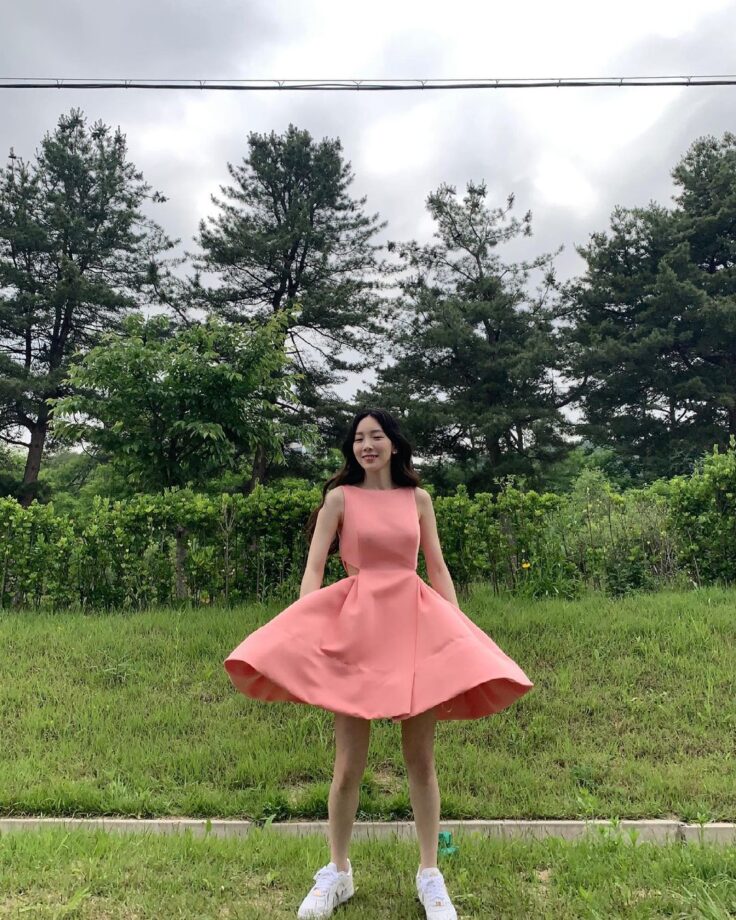 Taeyeon’s Peachy Baby Vibes In Peach Dress Is A Sight To Bhold - 1