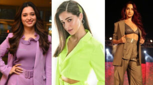 Tamannaah Bhatia, Ananya Panday, Nora Fatehi & their love for ‘belted pant with matching top’ is vogue goals