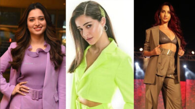 Tamannaah Bhatia, Ananya Panday, Nora Fatehi & their love for ‘belted pant with matching top’ is vogue goals