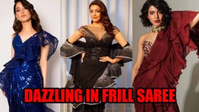 Tamannaah Bhatia Vs Kajal Agarwal Vs Samantha Akkineni: Which Diva Looks Dazzling In Frill Saree?