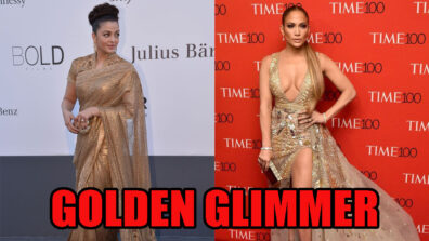 The Golden Glimmer Fashion: From Aishwarya Rai And Jennifer Lopez