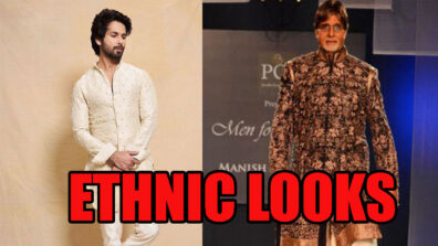 Times When B-Town Hunks Ditched Modern Fashion For Ethnic: From Shahid Kapoor To Amitabh Bachchan