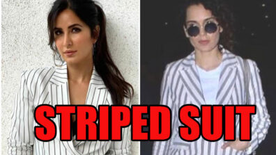 Times When Kangana Ranaut And Katrina Kaif Wore The Striped Suit And Netizens Loved It