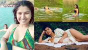 TMKOC Sonu aka Nidhi Bhanushali enjoys camping, sets internet on fire in bikini photo with her pet dog