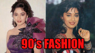 Travel Back In Time With These 90’s Fashion Styles Of Madhuri Dixit