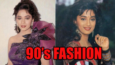 Travel Back In Time With These 90’s Fashion Styles Of Madhuri Dixit