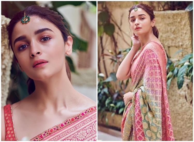 Tumhe Jo Maine Dekha Vibes With Alia Bhatt In Sabyasachi Sarees - 3