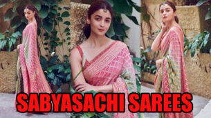 Tumhe Jo Maine Dekha Vibes With Alia Bhatt In Sabyasachi Sarees