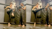 Urvashi Rautela caught on camera kicking a man, fans left stunned