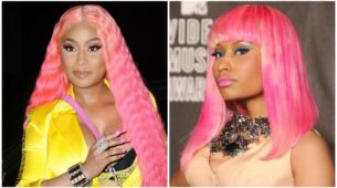 Nicki Minaj Is Setting New Fashion Trends In Pink Hair And Body Fitted Leggings