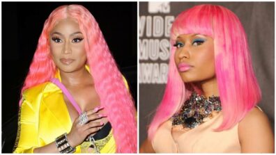 Nicki Minaj Is Setting New Fashion Trends In Pink Hair And Body Fitted Leggings