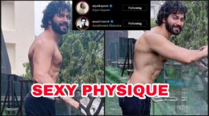 Varun Dhawan’s super hot chiseled abtastic shirtless photo impresses Ayushmann Khurrana & Arjun Kapoor