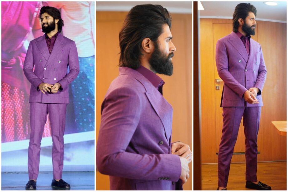 Vijay Deverakonda Vs Ranveer Singh: Which Handsome Hunk Deserves 10/10 On Purple Suit? - 0