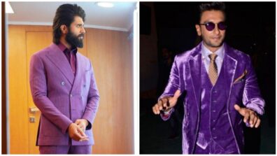 Vijay Deverakonda Vs Ranveer Singh: Which Handsome Hunk Deserves 10/10 On Purple Suit?