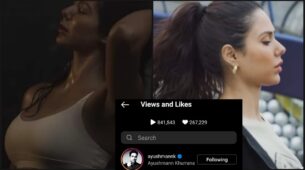 Viral Video: Sonam Bajwa sets internet on fire with new BTS moment, Ayushmann Khurrana loves it