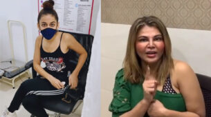Viral Videos: Alaya F & Rakhi Sawant get vaccinated, see how they reacted