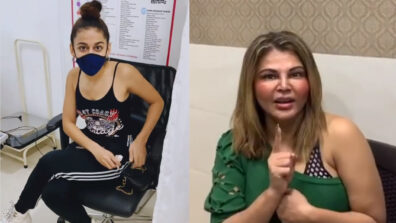 Viral Videos: Alaya F & Rakhi Sawant get vaccinated, see how they reacted