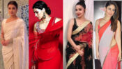 Want to slay the ‘desi girl’ vibes in a simple round neck blouse design? Take cues from Aishwarya Rai, Kriti Sanon, Anushka Sharma & Kareena Kapoor
