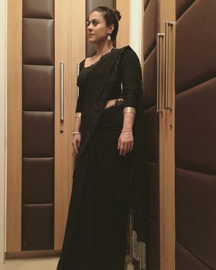 Want To Style In A Designer Embellished Ethnic Saree? Slay The Black Vibe Like Kajol, Vidya Balan & Kareena Kapoor Khan - 3