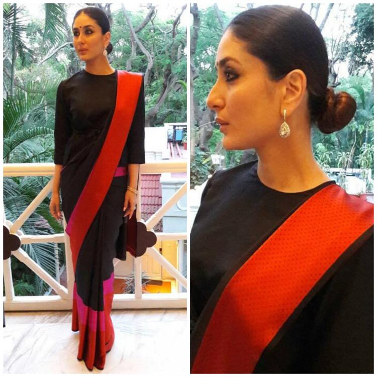 Want To Style In A Designer Embellished Ethnic Saree? Slay The Black Vibe Like Kajol, Vidya Balan & Kareena Kapoor Khan - 4