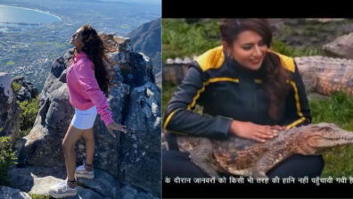 Watch Now: Anushka Sen chills at Cape Town, Divyanka Tripathi’s daredevil act with a crocodile gets Shweta Tiwari excited