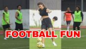 Watch Now: Disha Patani, Tiger Shroff & Arjun Kapoor enjoy ‘Sunday special’ football together, fans love it