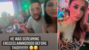 Watch Now: Mouni Roy enjoys Eng Vs Scotland football game, see what she did next