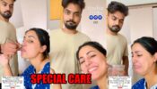Watch Video: Beau Rocky Jaiswal takes special care of Hina Khan, fans love it