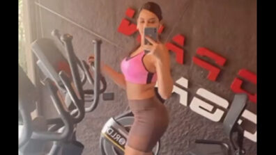 Watch Video: Nora Fatehi shares super hot workout video in sports bralette & shorts, fans go bananas