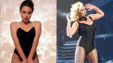 Wear Black Bodysuit And Raise Mercury Levels Like Angelina Jolie And Britney Spears