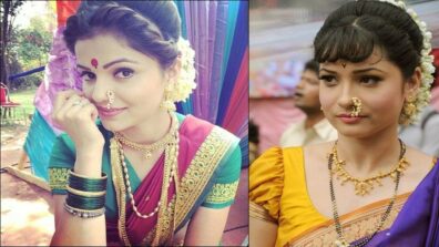 When Ankita Lokhande & Rubina Dilaik Took Netizens Breath Away With Their Nath Look