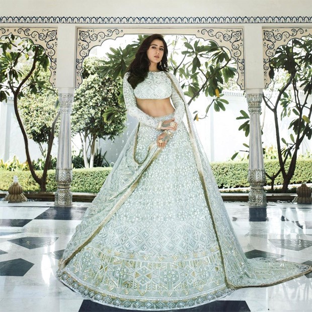 When In Doubt Wear White: Sara Ali Khan Is Burning The Vogue Game In White Lehenga - 3