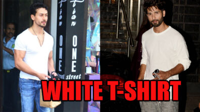 White T-Shirts Are A Wardrobe Staple And Can Glam Up Any Look: Take Cues From Tiger Shroff And Shahid Kapoor