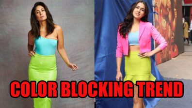 Who Is The Best? Kareena Kapoor Vs Sara Ali Khan: Who Donned The Color Blocking Trend Exquisitely?