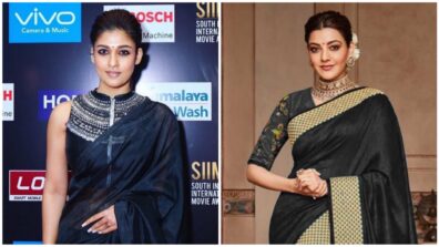 Who Is Your Favourite Desi Girl In Black? Kajal Aggarwal Or Nayanthara