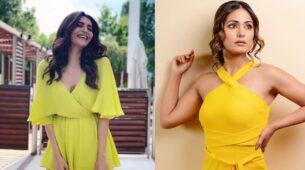 Yellow To The Win: Karishma Tanna To Hina Khan’s Sunshine Fashion Cues