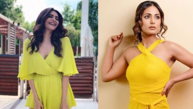 Yellow To The Win: Karishma Tanna To Hina Khan’s Sunshine Fashion Cues