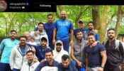 Yuzvendra Chahal shares rare team photo ft. MS Dhoni, Rohit Sharma, Hardik Pandya & Kuldeep Yadav, Chris Gayle likes it