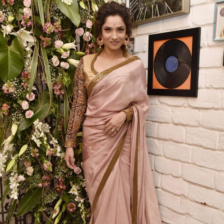 Ankita Lokhande’s Sartorial Looks In Sarees: See Pics - 8